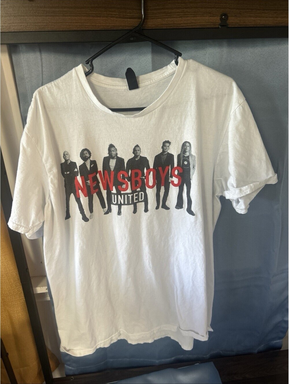 Newsboys United Tour White T-Shirt XXL Concert Merch Christian Hip Hop Rap